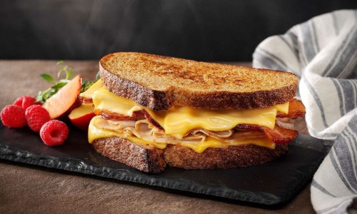 The Ultimate Hangover Burger: Egg in a Hole Burger Grilled Cheese